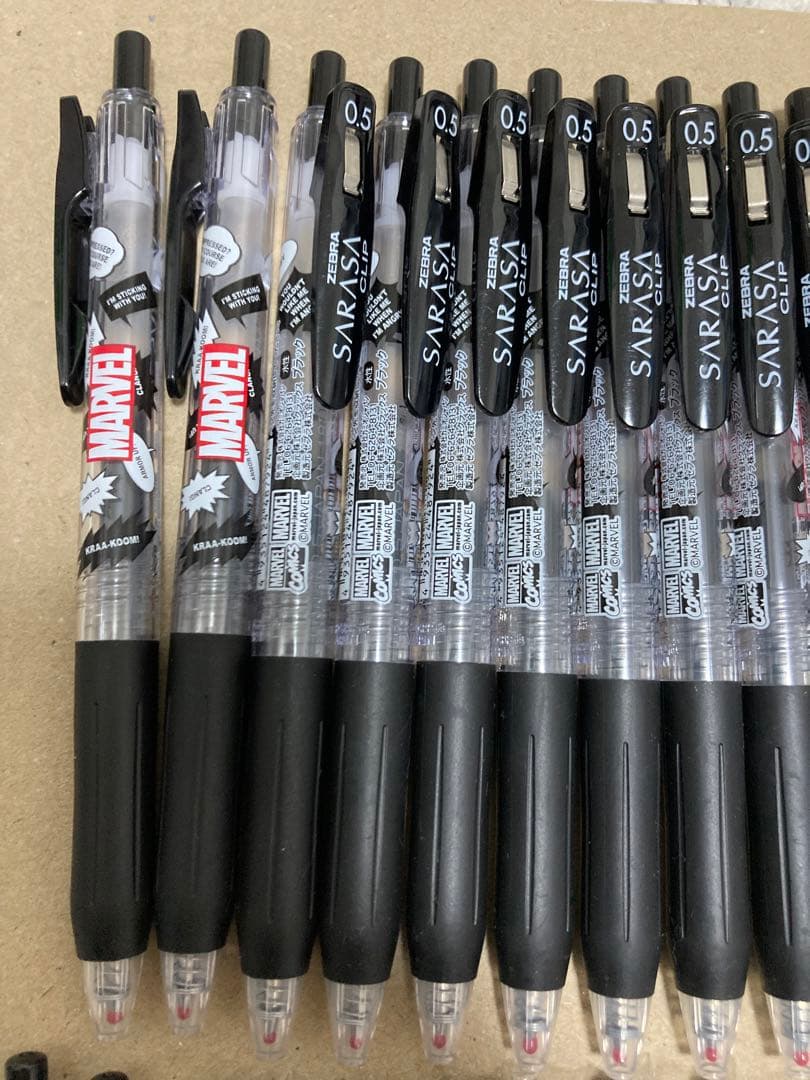 SARASA ZEBRA サラサクリップ MARVELコラボ 50本セット
