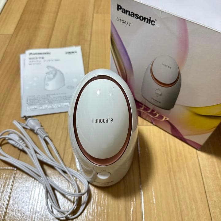 【箱&説明書付き】Panasonic EH-SA37-P スチーマー ナノケア
