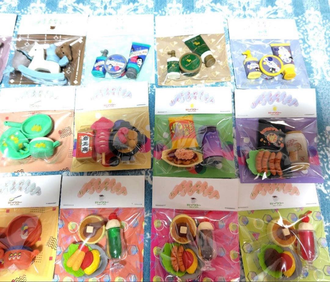 イワコー おもしろ 消しゴム 文具女子博トーキョー限定 18種コンプリート