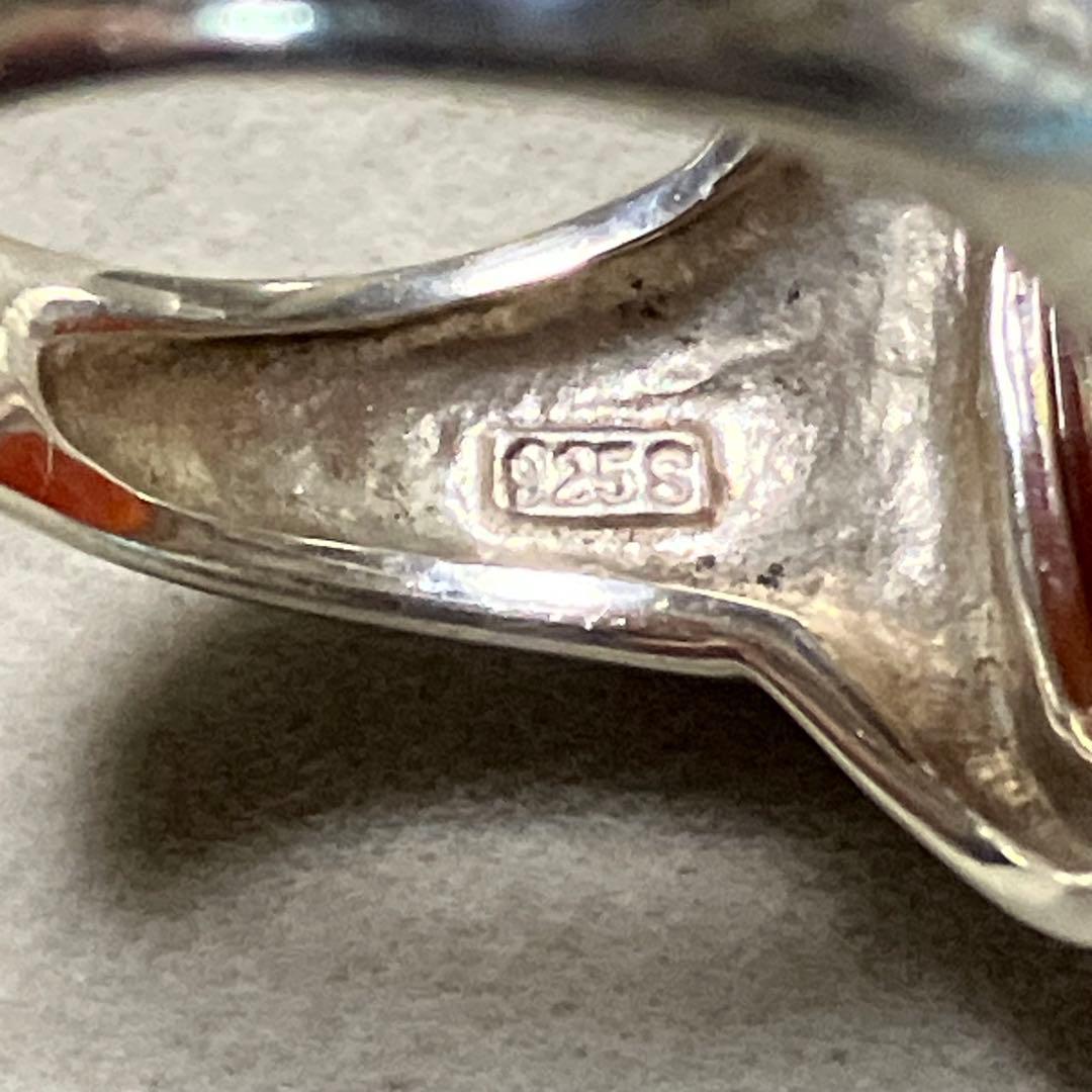 SILVER 925 シルバーリング 指輪 瑪瑙 11号
