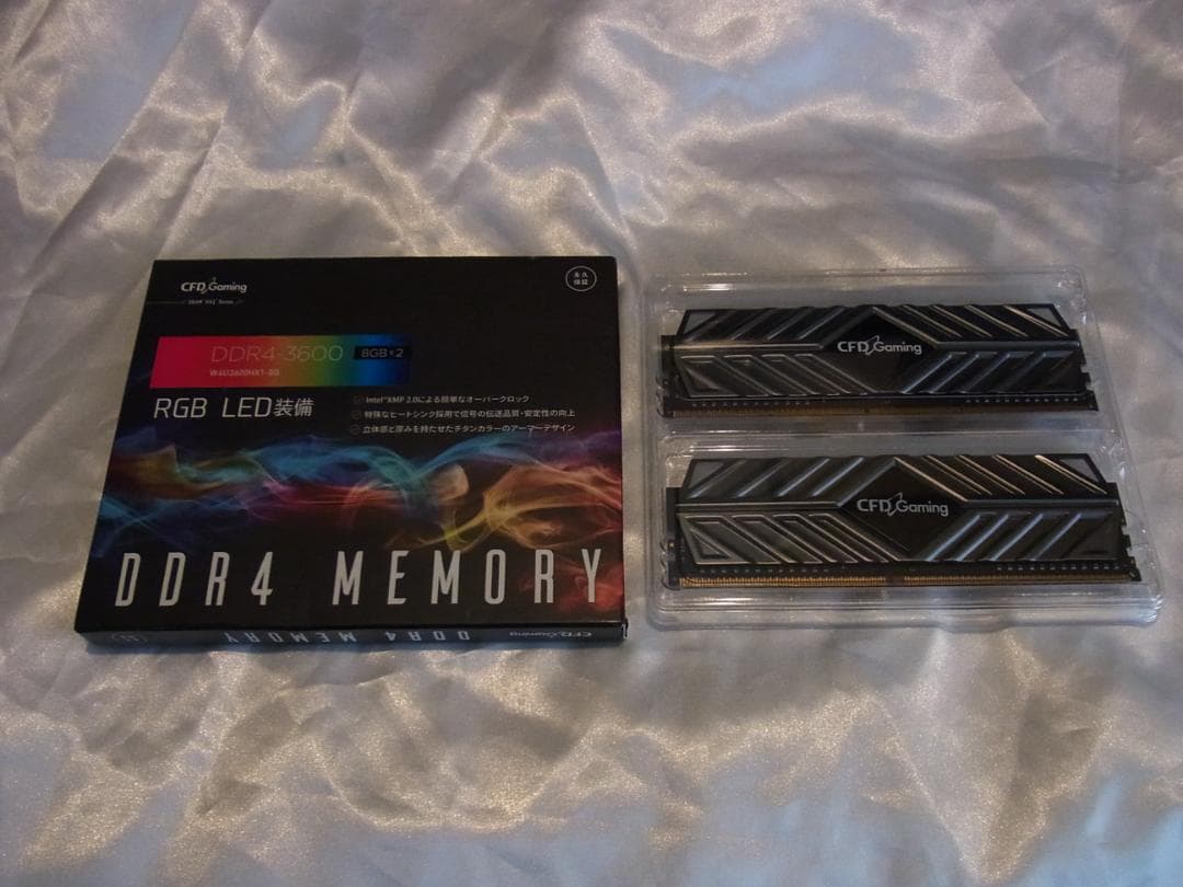 未使用 CFD Gaming DDR4 3600 RGBLED 8G×2 16G