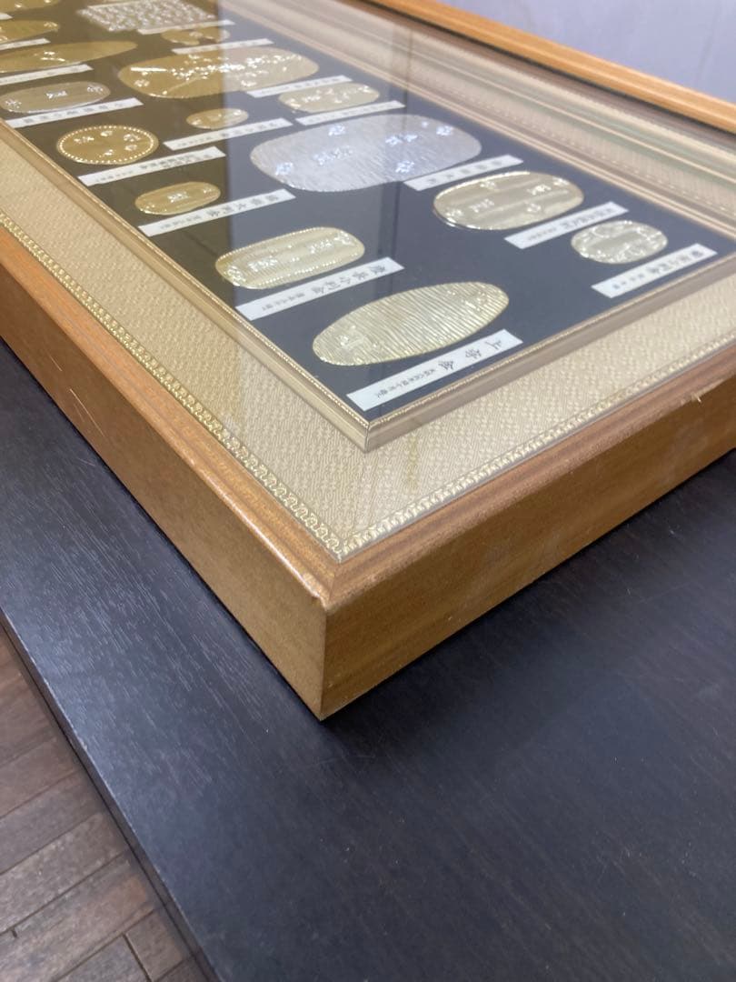 日本製　レプリカ　福小判 大判 壁掛け 美術工芸品 額装コレクション 古銭