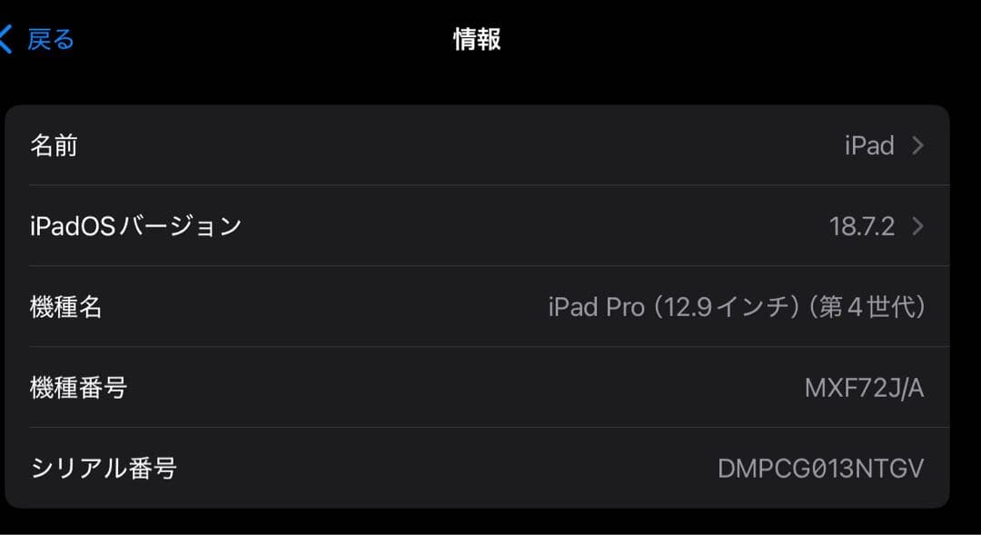 iPad Pro (12.9インチ) 第4世代 Wi-Fi + Cellular