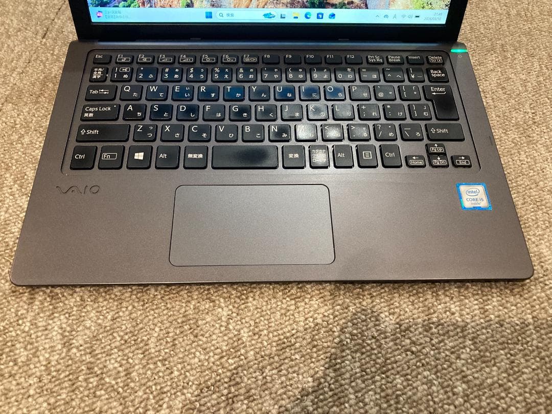 VAIO軽量ノートi5 windows11 Office2021<40>
