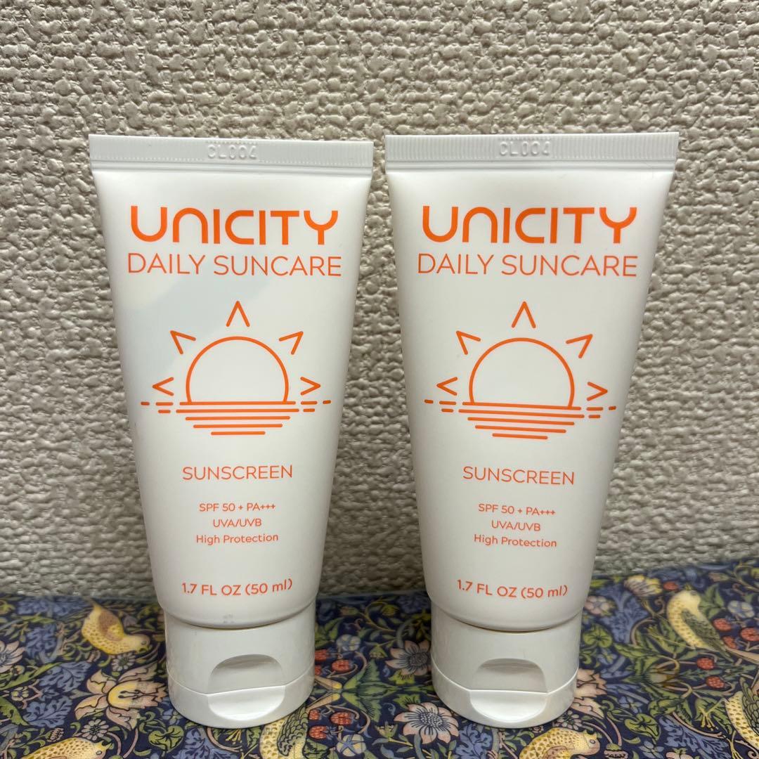 ユニシティ　デイリーサンケア　日焼け止めクリーム　2本セット
