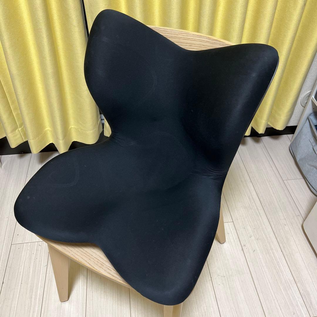 Style PREMIUM ブラック　バタフライ型 姿勢矯正クッション
