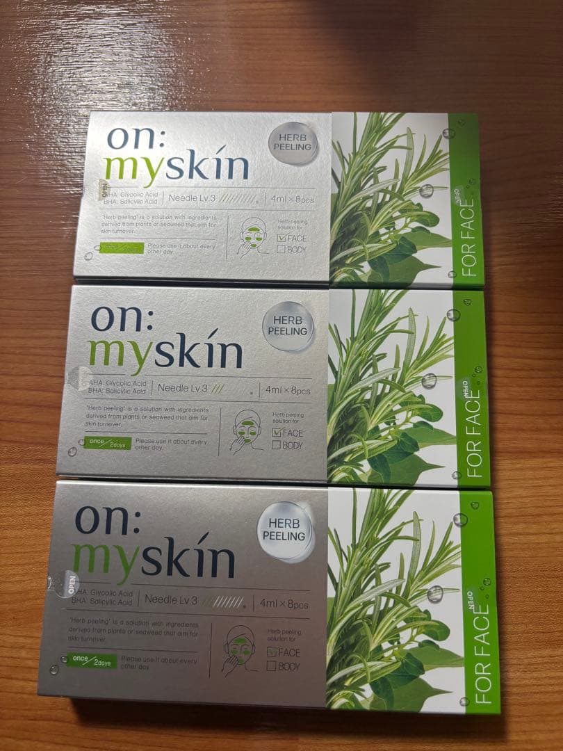 on: myskin オンマイスキン ハーブピーリング3個セット