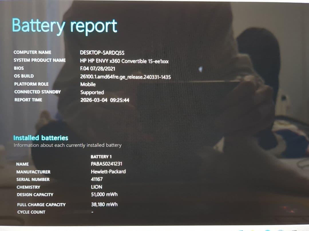 ENVY x360 15-ee1 Ryzen 5 512GBSSD メモリ8GB
